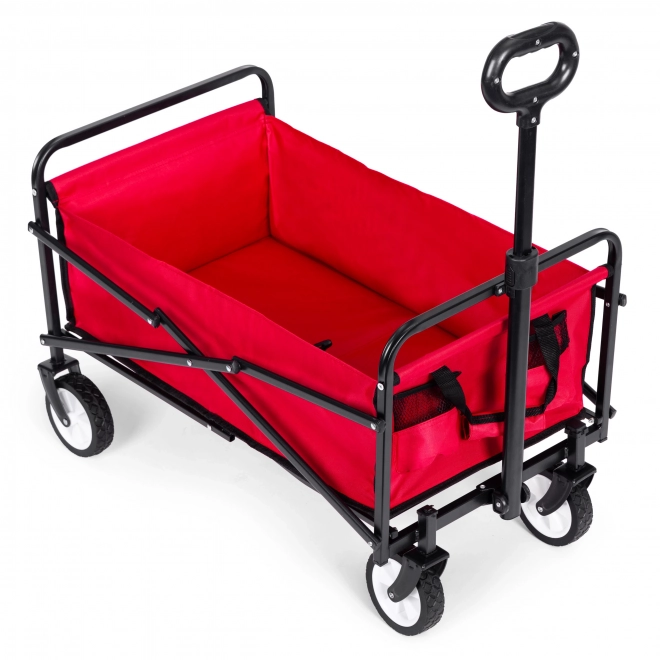 Opvouwbare tuinwagen rood 48x90 cm MultiGarden