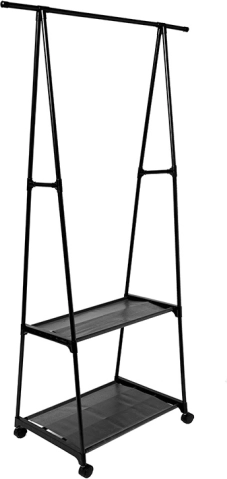 Kledingrek met wieltjes