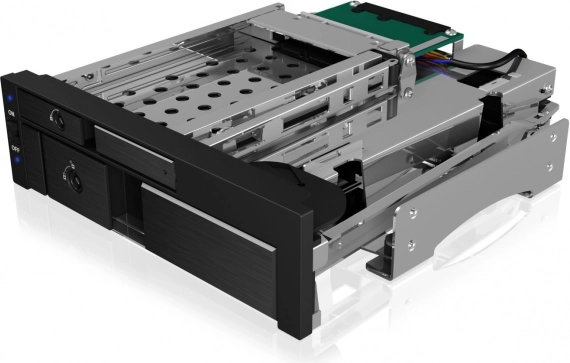 ICY BOX HDD-behuizing voor 1x 2,5" en 1x 3,5" SATA/SAS