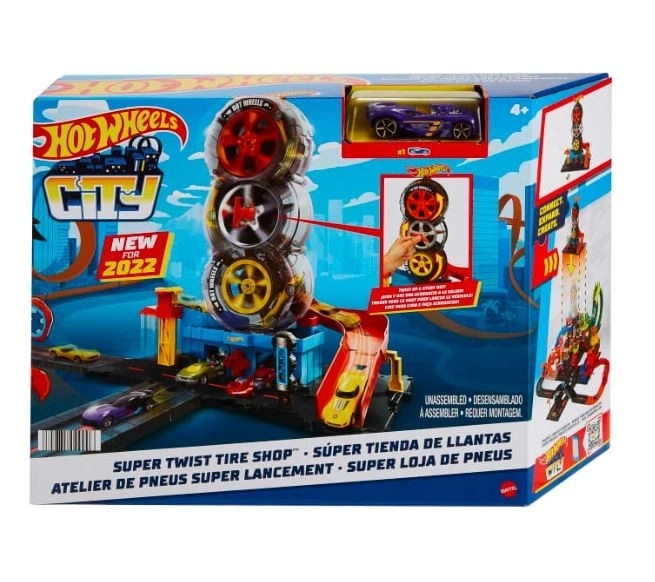 Hot Wheels garage met racebanen
