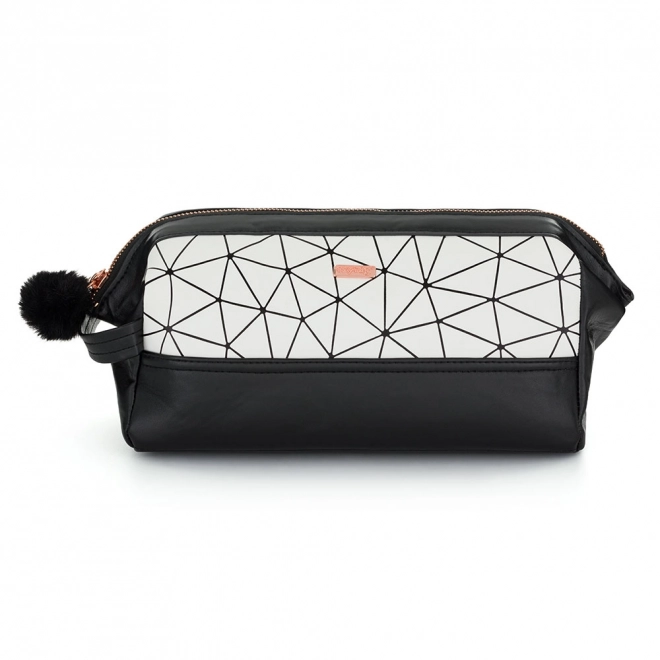 Cosmetische tas Holiday zwart-wit