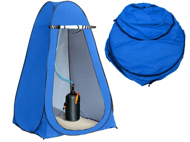 Strandtent met kleedruimte, douche en toilet