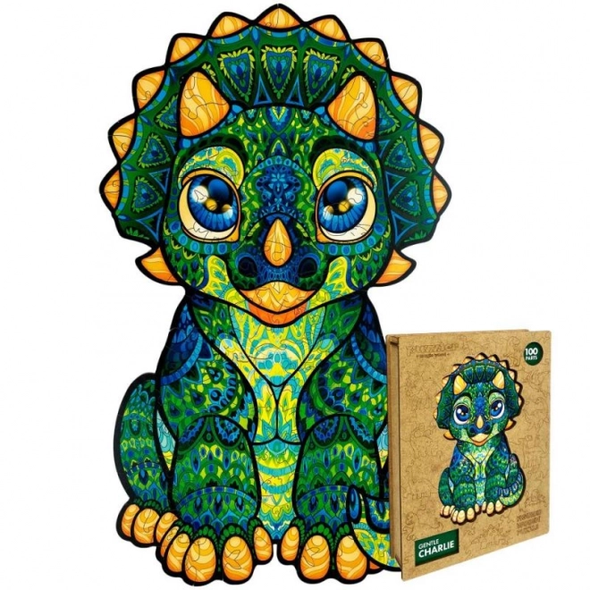 Magische houten kleurrijke puzzel - Lieve Charlie