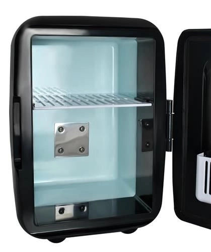 Ruhhy Draagbare Zwarte Mini - Koelkast 4L 12V/220V