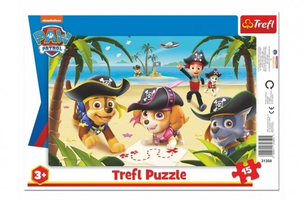 Puzzel bordspel Vrienden van Paw Patrol 33x23cm 15 stukken