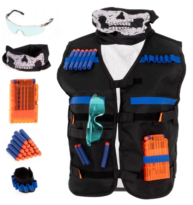 Tactisch vest Nerf met accessoires voor schieten