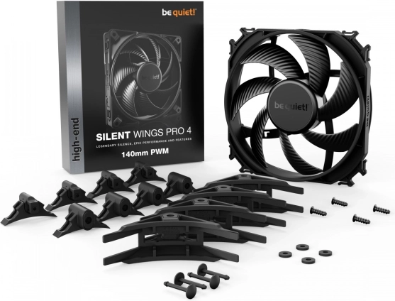 be quiet! Silent Wings Pro 4 140 mm PWM – stille en krachtige ventilator