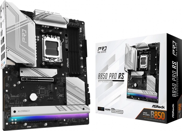 Asrock B650 Pro RS ATX moederbord met AM5‑socket en DDR5
