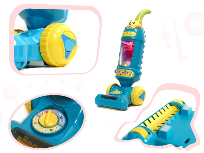Interactieve stofzuiger voor kinderen met geluid