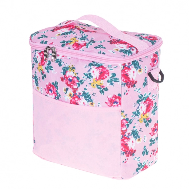 Geïsoleerde tas met bloemenpatroon 11L roze