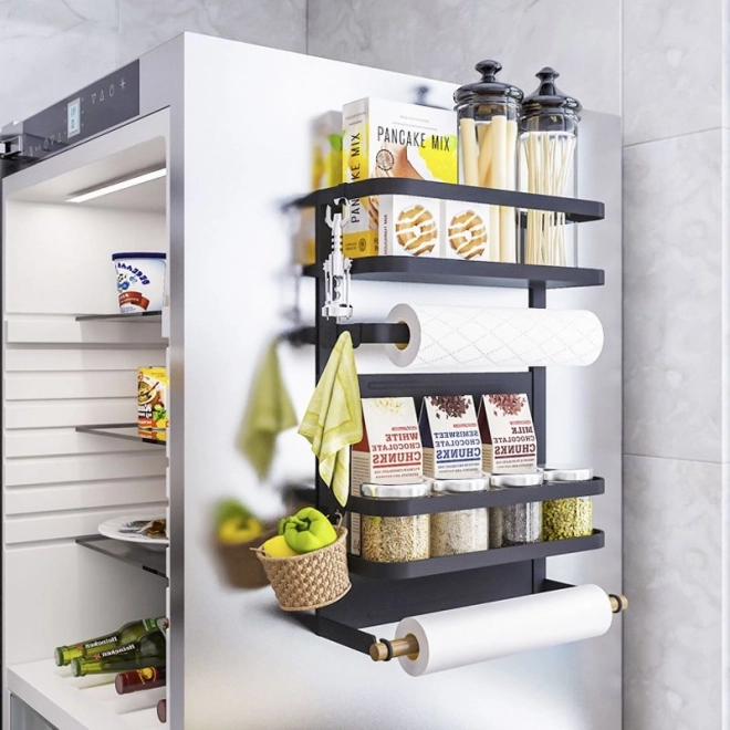 Magnetische organiser voor keukenaccessoires - drietraps