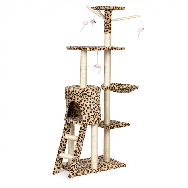 Kattenkrabpaal, huisje, boom, ligplaats, 138cm xl, Panther
