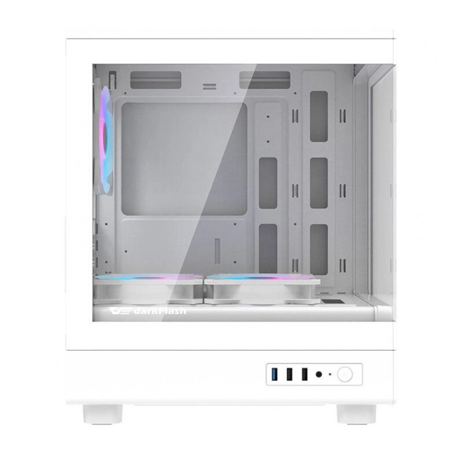 Computerkast Darkflash met aRGB ventilatoren wit