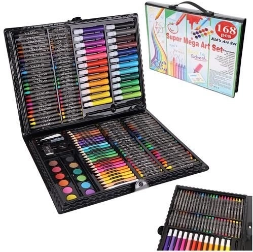 Super Mega Set Kunstbenodigdheden 168 stuks