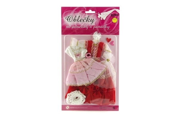Poppenkleertjes met accessoires - 2 stuks