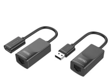 Usb verlengsnoer via gedraaide kabel 60m