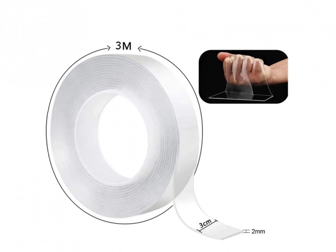 Dubbelzijdige transparante tape 3m nano technologie