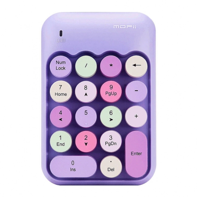 Draadloos numeriek toetsenbord MOFII X910 (paars)