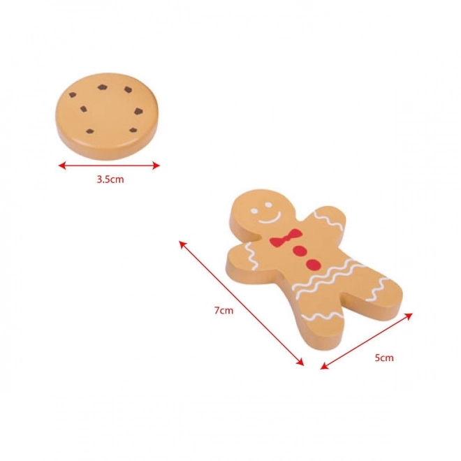 Bigjigs Speelgoeddoos met houten koekjes