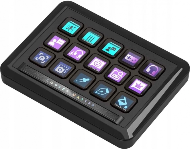 Macropad met verlichte knoppen