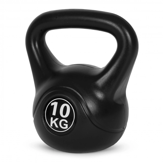 Kettlebell voor oefening zwart - 10kg