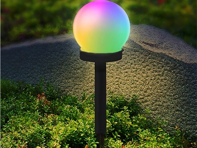 Zonne-tuin RGB bolvormige lampen