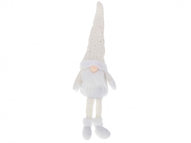 Kerstkabouter met witte baard 47cm