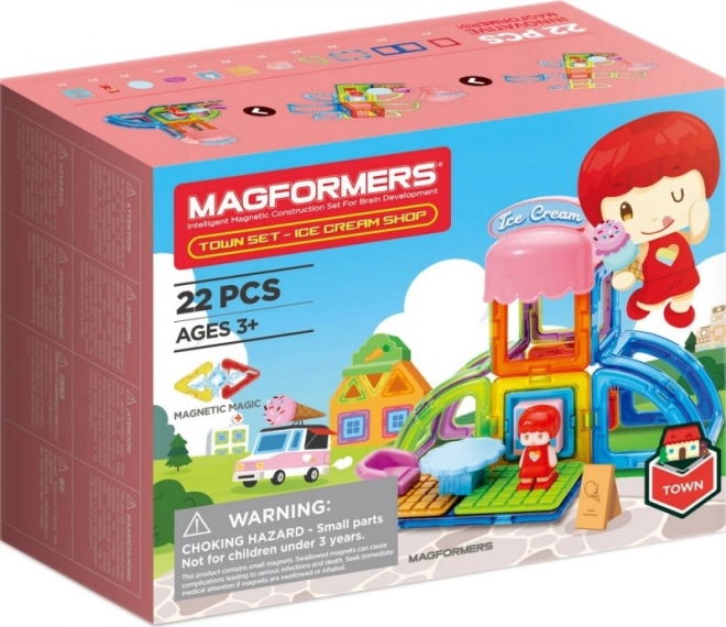 Magformers Stadje Banketbakkerij 22 onderdelen