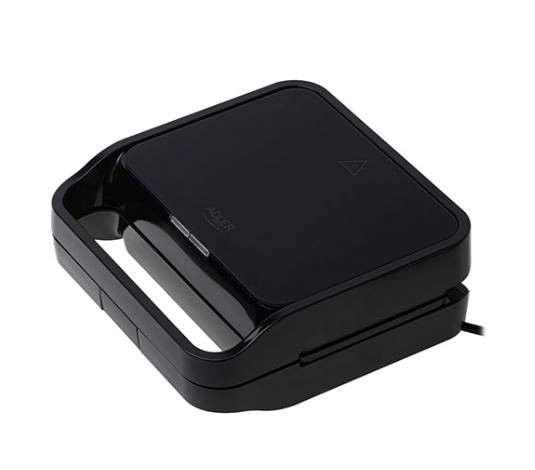 Adler Europe multifunctionele tosti-ijzer 2-in-1 zwart