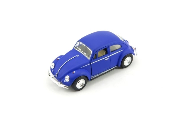 Auto Kinsmart VW Klassieke Kever metaal/kunststof 13cm met terugtrekmechanisme 4 kleuren 12st in doos