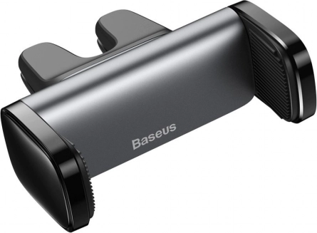 Baseus stalen autohouder voor ventilatierooster – zwart