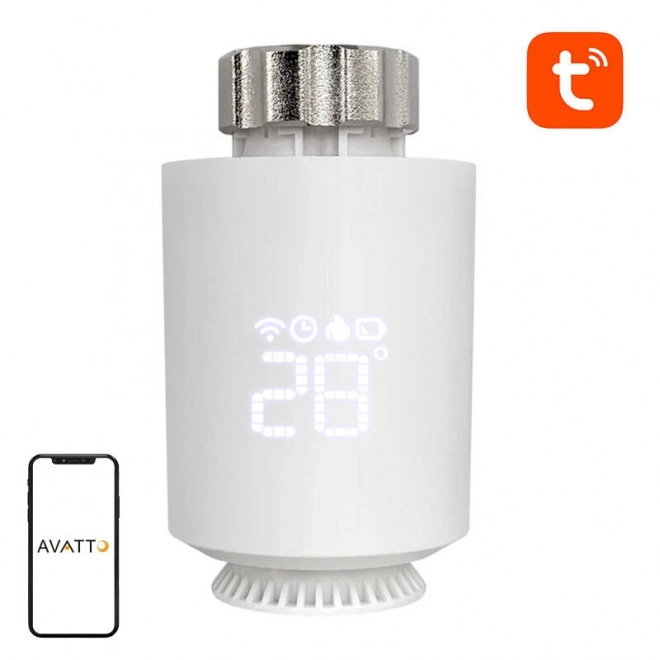 Slimme thermostatische klep Avatto Zigbee 3.0 Tuya