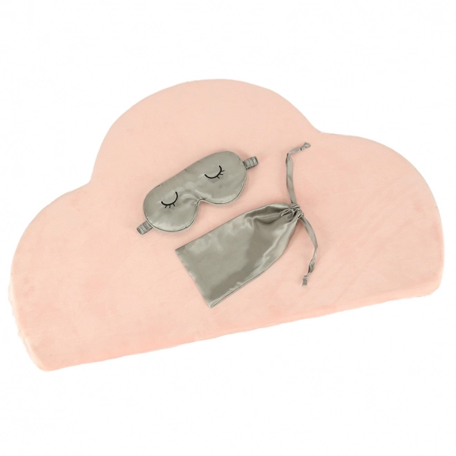 Slaapmasker met grijze hoes