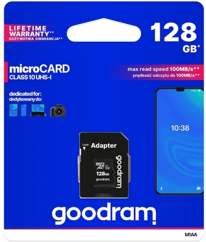 Goodram microSD-geheugenkaart 128GB
