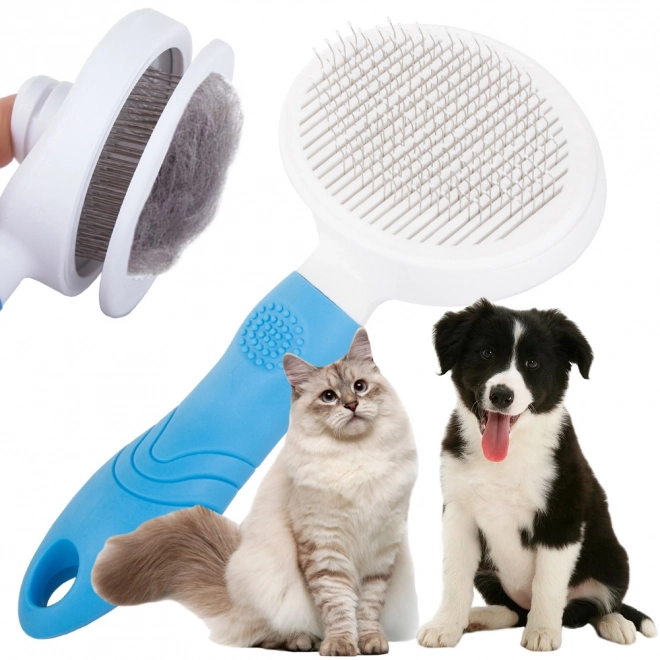 Zelfreinigende borstel voor honden en katten