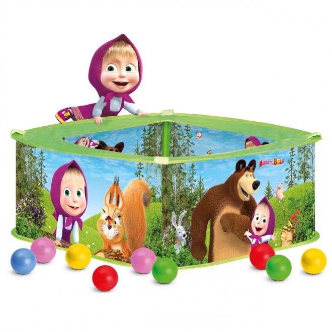 Bino Speelbad met ballen Masha en de Beer