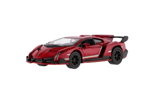 Modelauto Lamborghini Veneno metaal/plastic 13 cm met opwindmechanisme