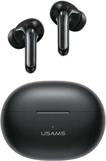 draadloze oordopjes USAMS TWS X-Don met Bluetooth 5.3 en ENC, zwart