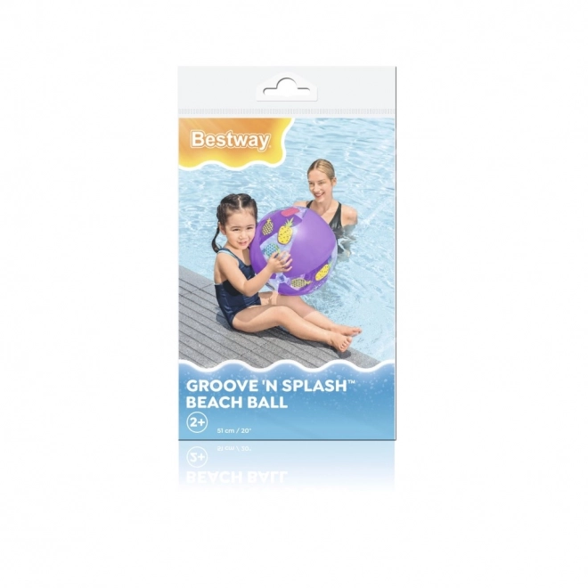 Kleurrijke opblaasbare strandbal Bestway Groove 'n Splash 51 cm fruit