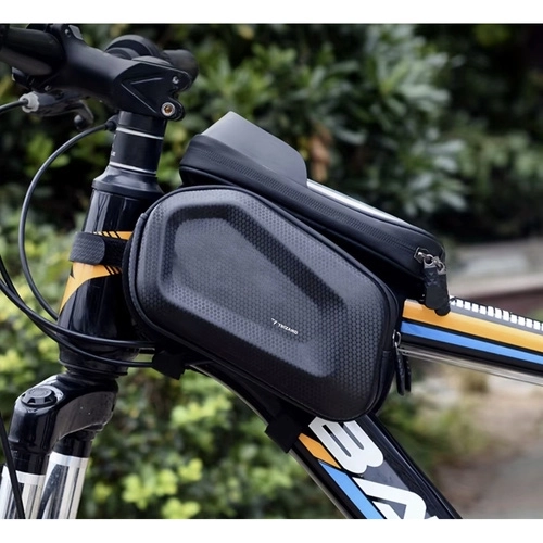 Fietstas voor telefoon met waterdichte hoes en zonnescherm