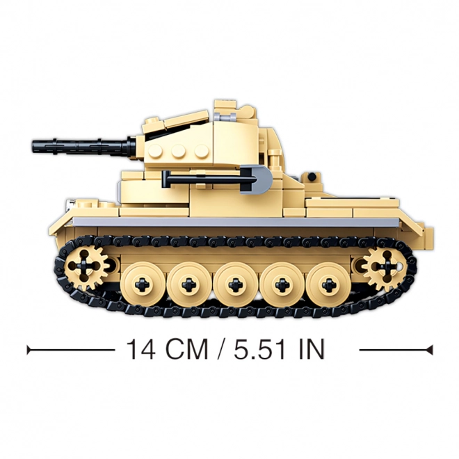 Sluban Tweede Wereldoorlog M38-B0691 Duitse tank Panzer II