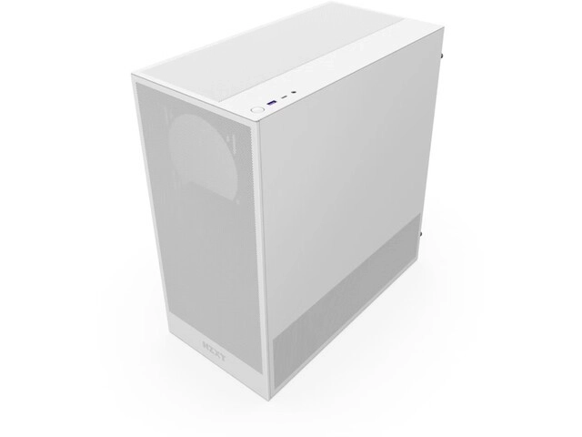 NZXT H5 Flow RGB witte PC behuizing Midi Tower met raam