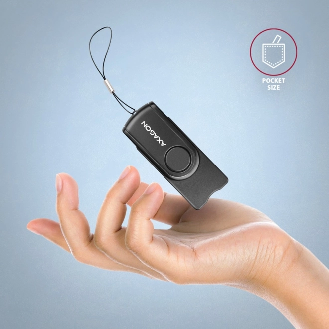 Zakkenkaartlezer AXAGON voor ID, SD, microSD en SIM kaarten met USB