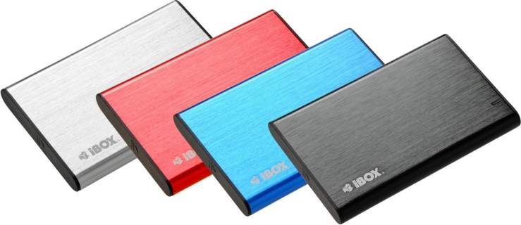 Externe behuizing IBOX HD-05 voor 2,5" schijf USB 3.1, grijs
