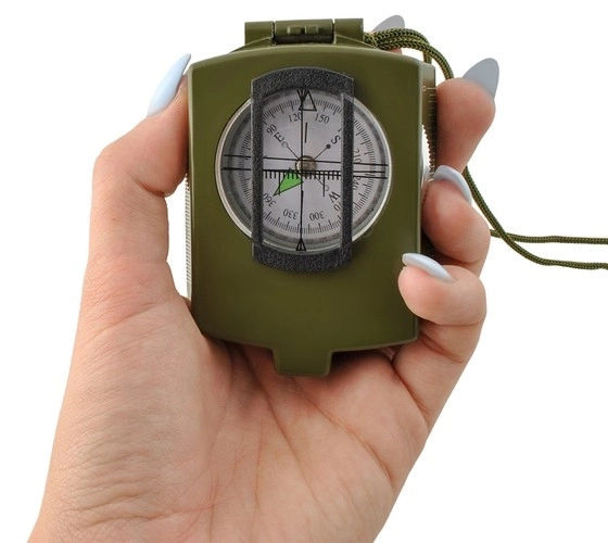 Militaire kompas voor buiten navigatie
