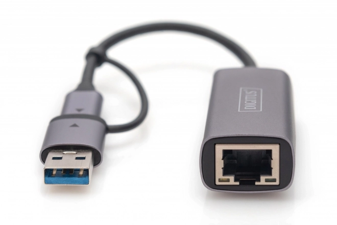 Digitus USB-C naar USB-A adapter naar RJ45 2.5 Gigabit Ethernet
