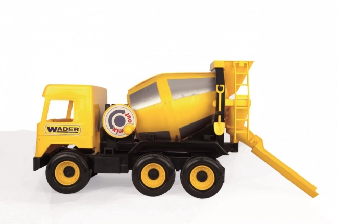 Gele Betonnen-Mixer Speelgoedmiddelgrote Truck
