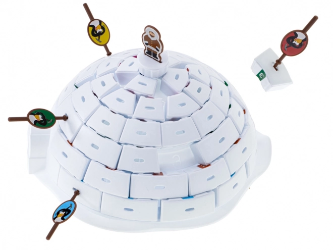 Bordspel bouw een iglo met pinguïns