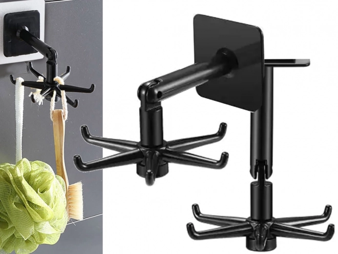 Draaibare organizer voor wandmontage voor keuken en badkamer