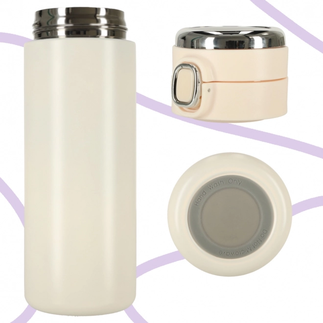Thermosmok met tuit LED 420 ml beige